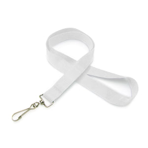 3/4" BEST Value Lanyard - White