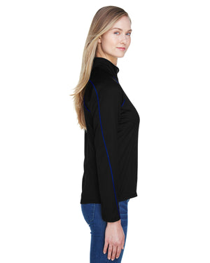 North End Ladies' Radar Quarter-Zip Performance Long-Sleeve Top