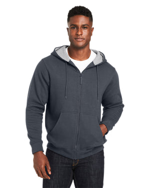 Harriton Men's ClimaBloc™ Lined Heavyweight Hooded Sweatshirt