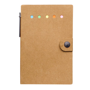 Small Snap Notebook With Desk Essentials - Natural
