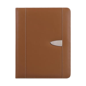 Eclipse Bonded Leather 8 ½" X 11" Portfolio - Brown