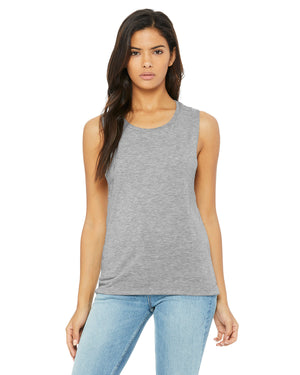 Bella + Canvas Ladies' Flowy Scoop Muscle Tank