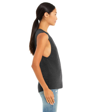 Bella + Canvas Ladies' Flowy Scoop Muscle Tank