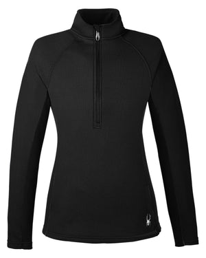 Ladies' Constant Half-Zip Sweater - Black