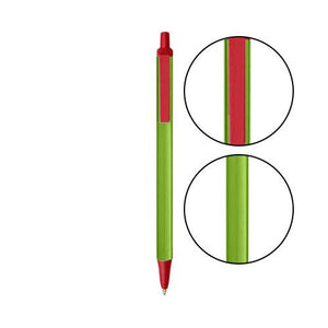 Metallic Green BIC® Clic Stic® Pen - Metallic Green With Red