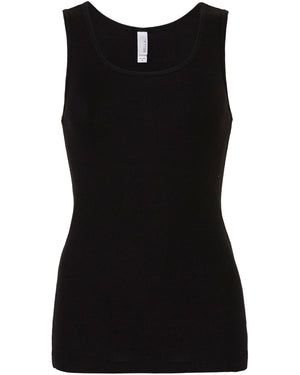 Bella + Canvas Ladies' Baby Rib Tank - Black