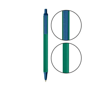 Forest Green BIC® Clic Stic® Pen - Forest Green With Cobalt