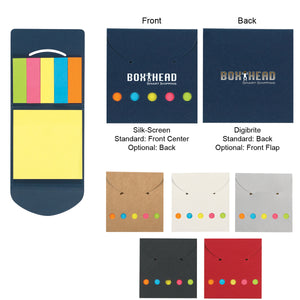 Sticky Notes And Flags In Pocket Case