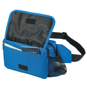 Happy Travels Fanny Pack - Royal Blue