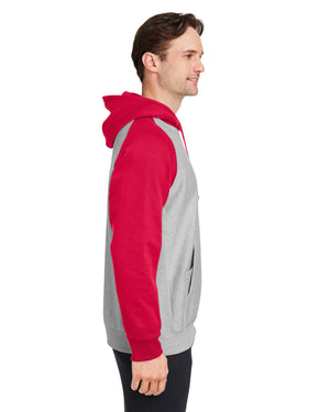 Team 365 Unisex Zone HydroSport™ Heavyweight Colorblock Hooded Sweatshirt