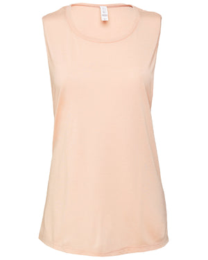 Bella + Canvas Ladies' Flowy Scoop Muscle Tank