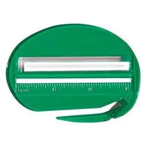 3-In-1 Letter Opener - Translucent Green