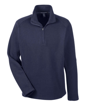 Devon & Jones Adult Bristol Sweater Fleece Quarter-Zip