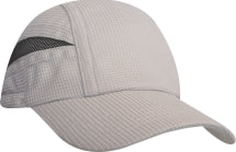 Super light weight performance running cap w/ elastic & toggle / solid - Custom Embroidered