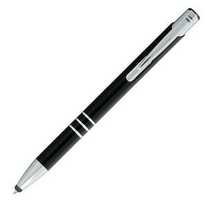 Excalibur Metal Promotional Pen with Soft Stylus - CM1122 - Black