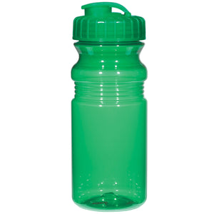20 Oz. Fitness Bottle w/ Super Sipper Lid - Translucent Charcoal