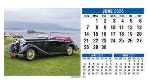 Classic Cars 2026 Promotional Desk Calendar