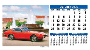 Classic Cars 2026 Promotional Desk Calendar