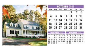 Homes 2026 Promotional Desk Calendar