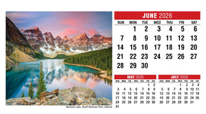 Scenes of Canada 2026 Promotional Desk Calendar