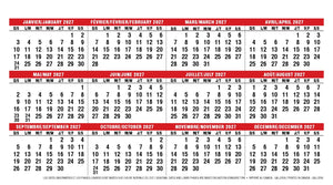 Scenes of Canada French English 2026 Promotional Desk Calendar