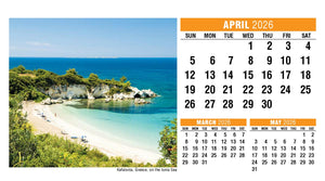 Sun, Sand & Surf 2026 Promotional Desk Calendar