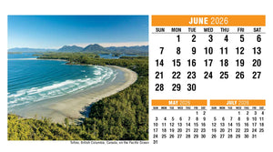 Sun, Sand & Surf 2026 Promotional Desk Calendar