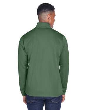 Devon & Jones Men's Newbury Colorblock Mélange Fleece Full-Zip