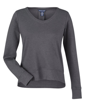 New Classics® Ladies' Charleston Pullover - Black Melange