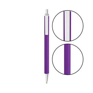 Purple BIC® Clic Stic® Pen - Purple With Clear