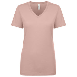 Next Level Ladies' Ideal V - Desert Pink