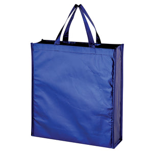 Metallic Non-Woven Shopper Tote Bag - Metallic Blue