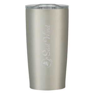 20 Oz. Himalayan Tumbler - Silver With Clear