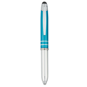 Ballpoint Stylus Pen With Light - Light Blue