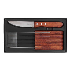 Rosewood Handle Steak Knives [Set of 6] - CM2164 - Rosewood