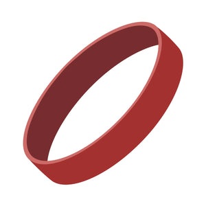 Silicone Wrist Bands - Embossed