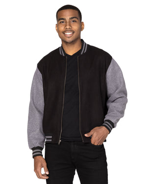 Threadfast Unisex Legend Jacket - Black/Char Hth