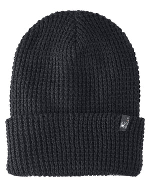 Adult Vertex Knit Beanie - Black Melange