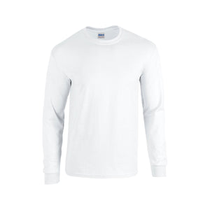 Gildan Adult Heavy Cotton™ Long-Sleeve T-Shirt - White