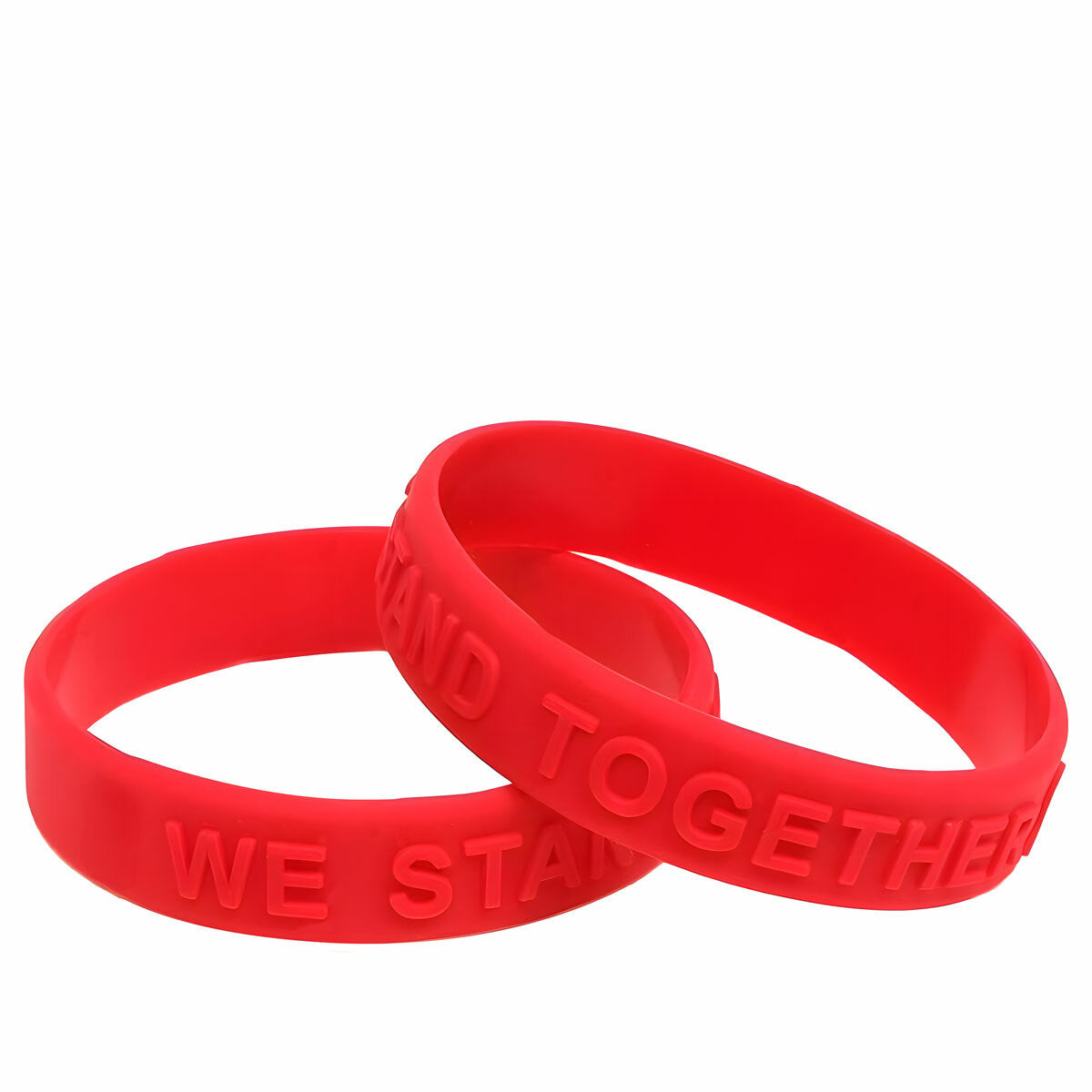 Silicone Wrist Bands - Embossed