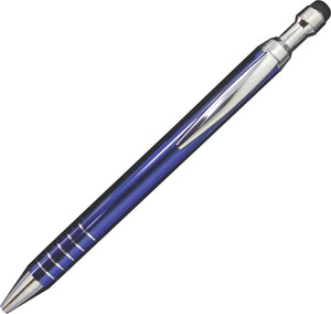 Fury Aluminum Click Action Soft Stylus Pen - Blue