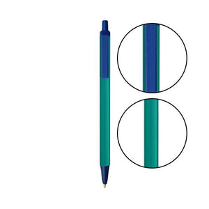 Teal BIC® Clic Stic® Pen - Teal With Navy