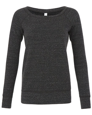 Bella + Canvas Ladies' Sponge Fleece Wide Neck Sweatshirt