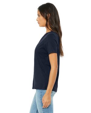 Bella + Canvas Ladies' Relaxed Jersey V-Neck T-Shirt