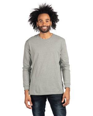 Unisex CVC Long-Sleeve T-Shirt - Drk Heather Gray