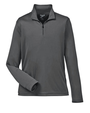 Youth Zone Performance Quarter-Zip - Sport Graphite