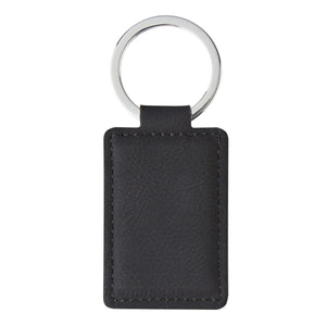 Leatherette Executive Key Tag - Black