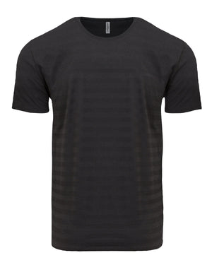 Threadfast Men's Invisible Stripe Short-Sleeve T-Shirt