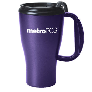 16 oz Omega Mug with Slider Lid - Purple