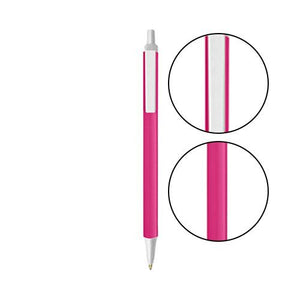 Pink BIC® Clic Stic® Pen - Pink With Clear